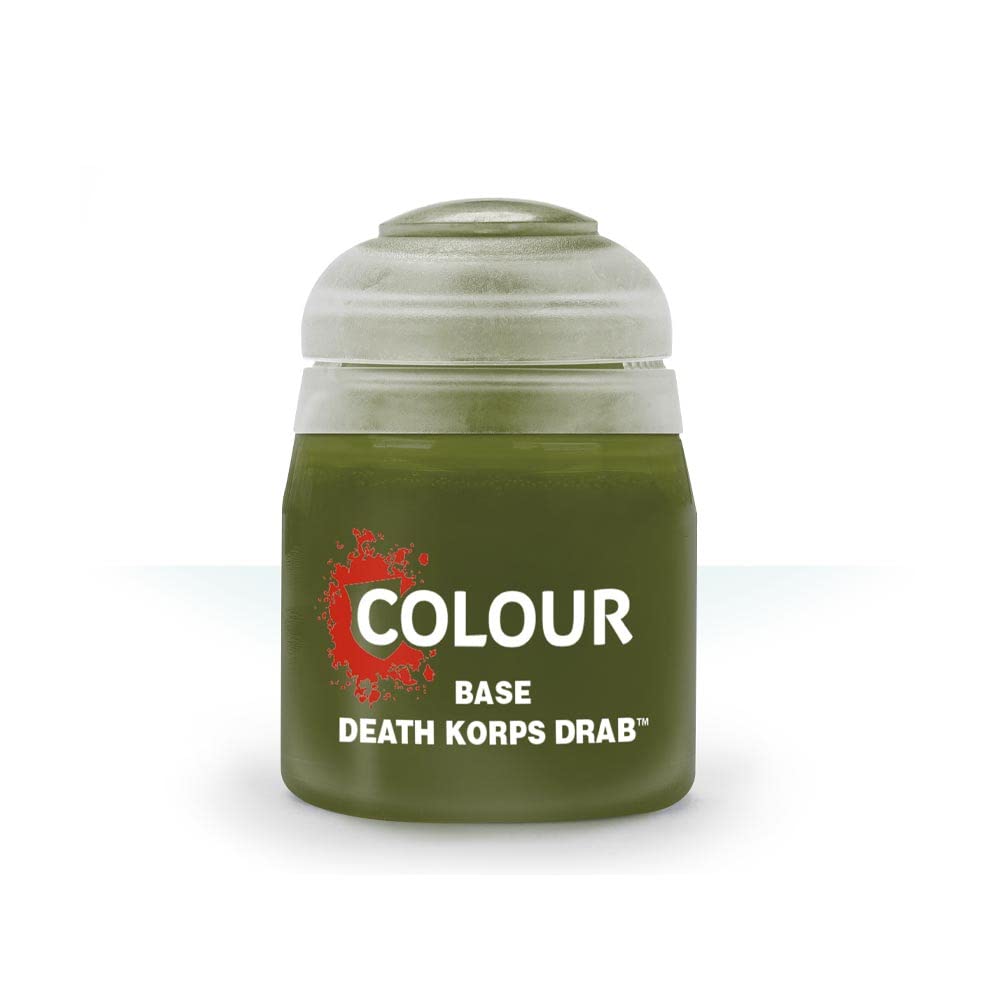 CITADEL Games Workshop Base Paint: Death Korps Drab (12ml)