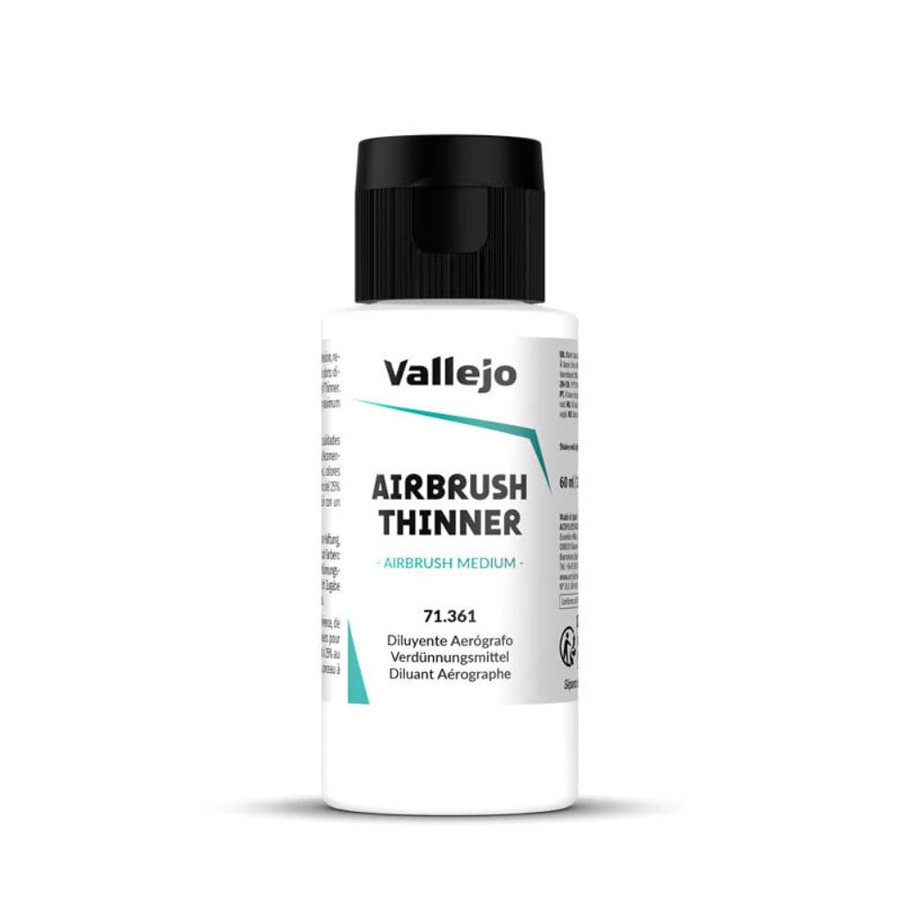 Vallejo - Airbrush Thinner for Acrylic Paints 60 ml (2.02 fl.oz.)