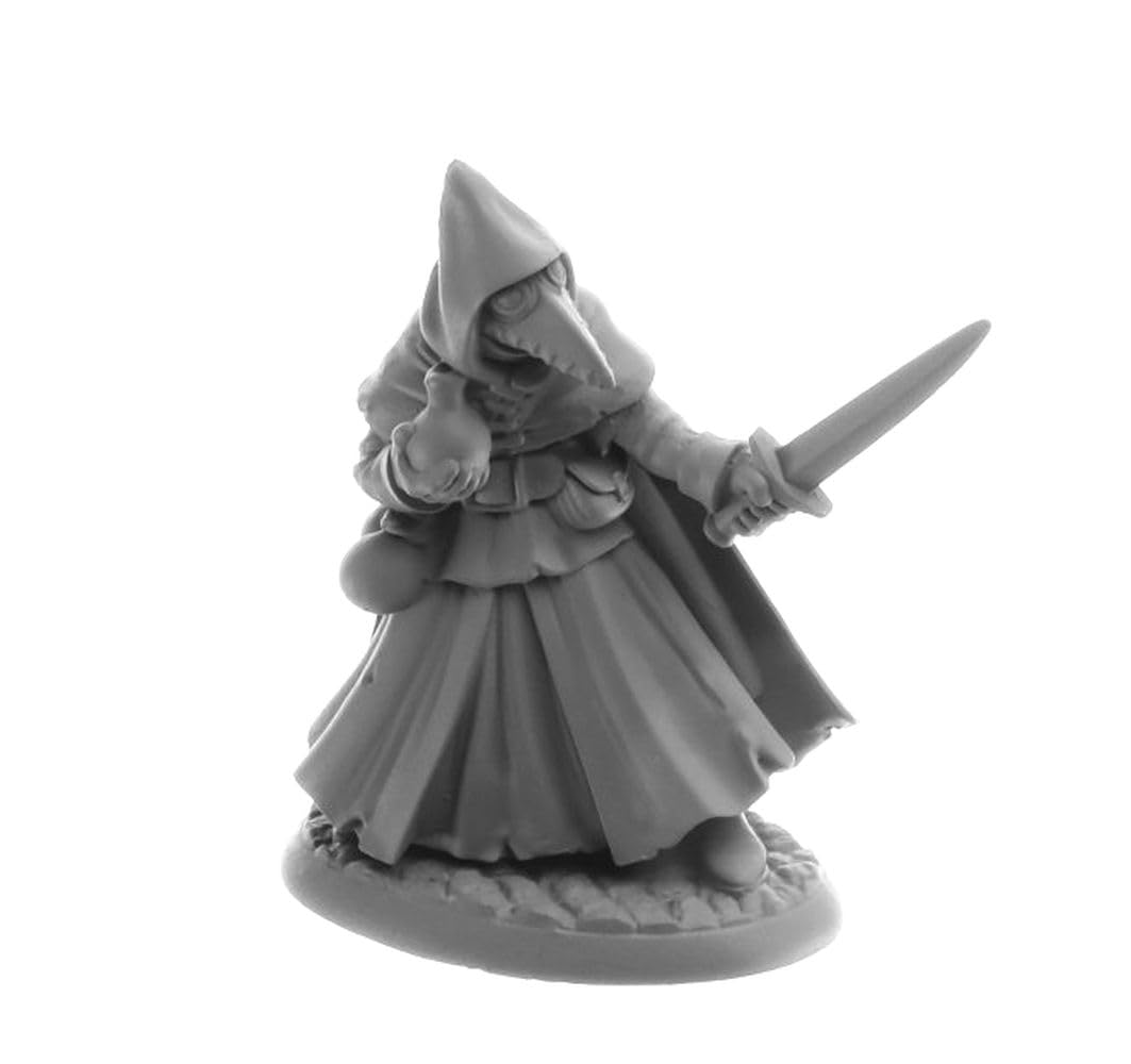 Dungeon Dwellers: Mini - Reaper Bones USA 07024 Brother Lazarus Plague Doctor
