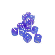 Chessex Nebula Aura with White Pips 16mm Dice Block (12 dice)