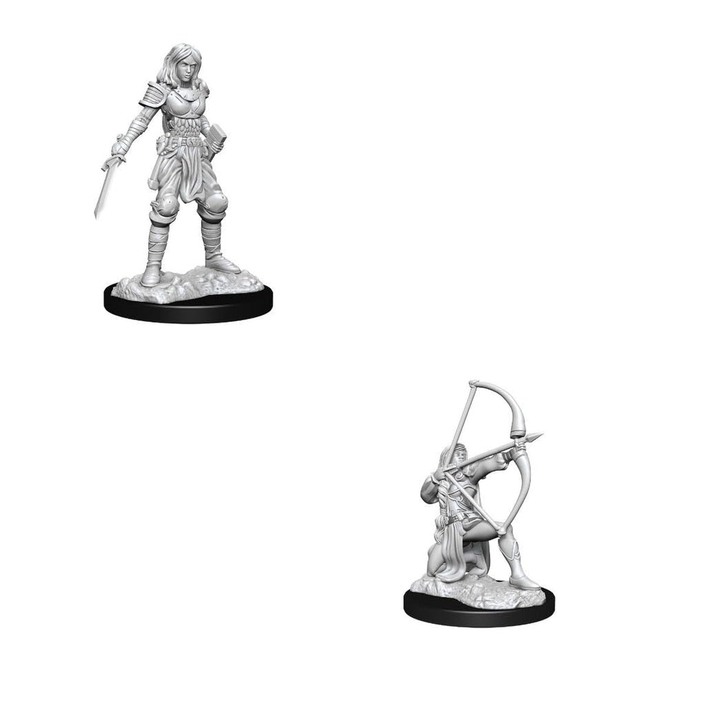 WizKids Pathfinder Battles Deep Cuts Unpainted Minis: W15 Female Human Fighter