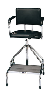 Adjustable high-boy whirlpool chair with belt, rubber tips - Specify Color