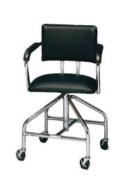 Adjustable low-boy whirlpool chair with belt, 3" casters - Specify Color
