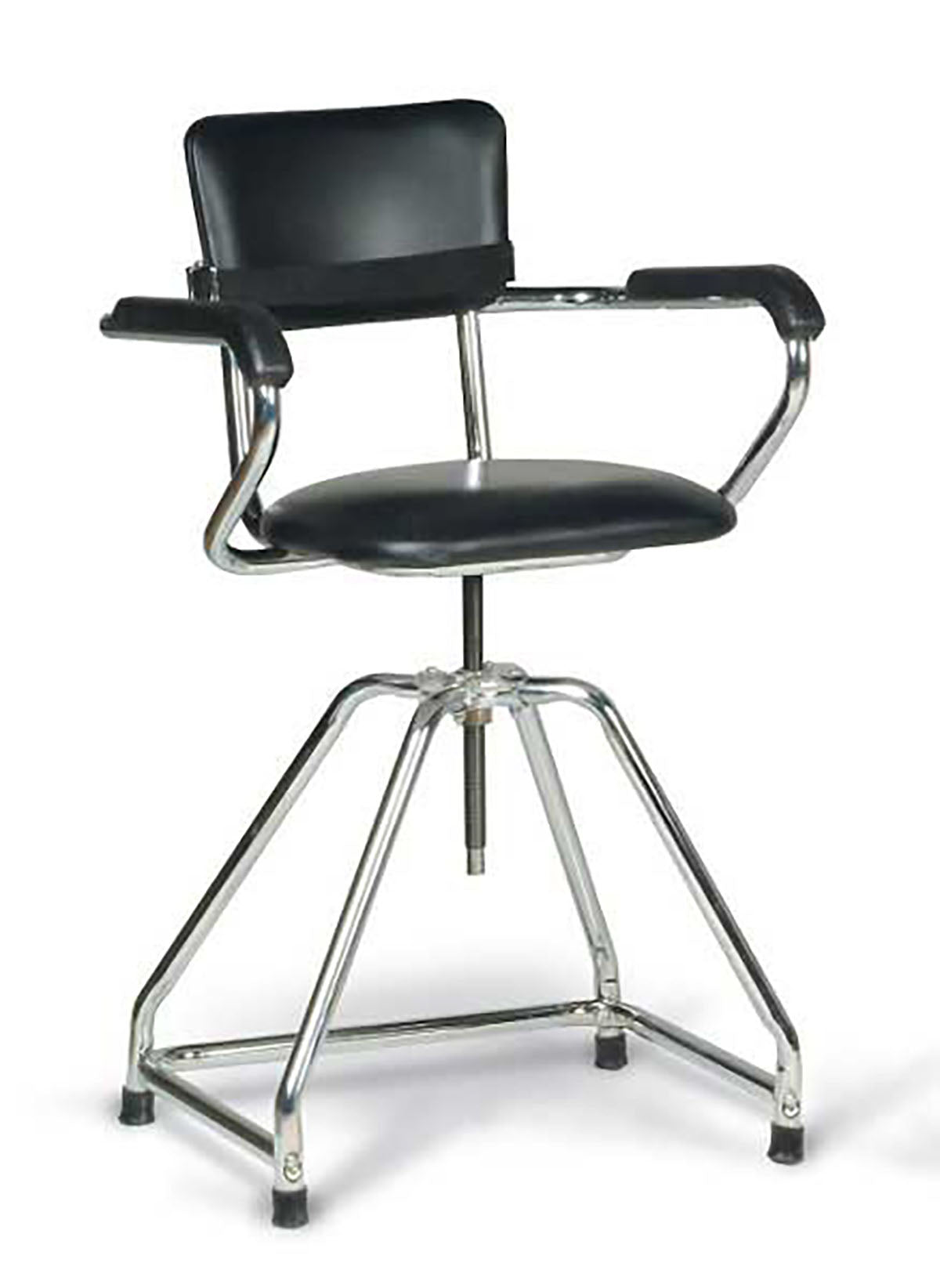 Adjustable low-boy whirlpool chair with belt, rubber tips - Specify Color