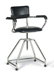 Adjustable low-boy whirlpool chair with belt, rubber tips - Specify Color