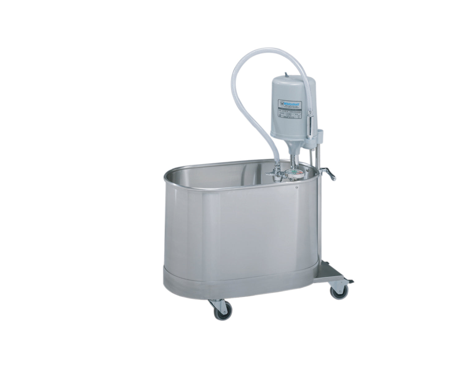 Extremity mobile whirlpool with stand, E-15-MU, 15 gallon, 25"Lx13"Wx15"D