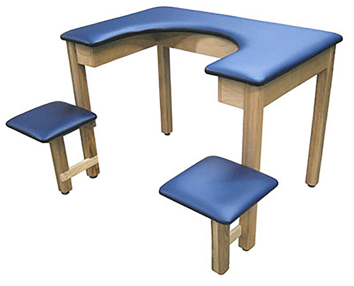Whirlpool combination table with seat, 24" high-boy