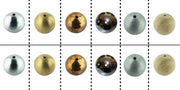 Physics Ball, Various Materials, Drilled, 25 mm, with Storage Container, Pack of 20