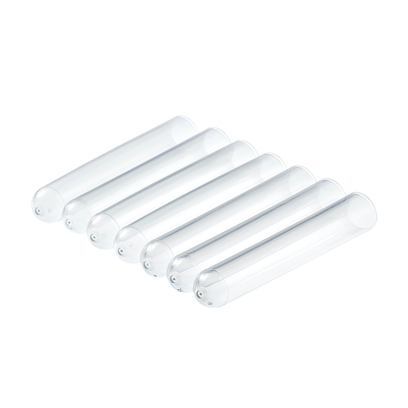 Plastic Test Tubes, Polypropylene (PP), 13 x 75 mm	 - 1000 pcs per Bag/2 Bags per Case