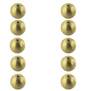 Physics Ball, Brass, 1" Diameter, Drilled, Pack of 10