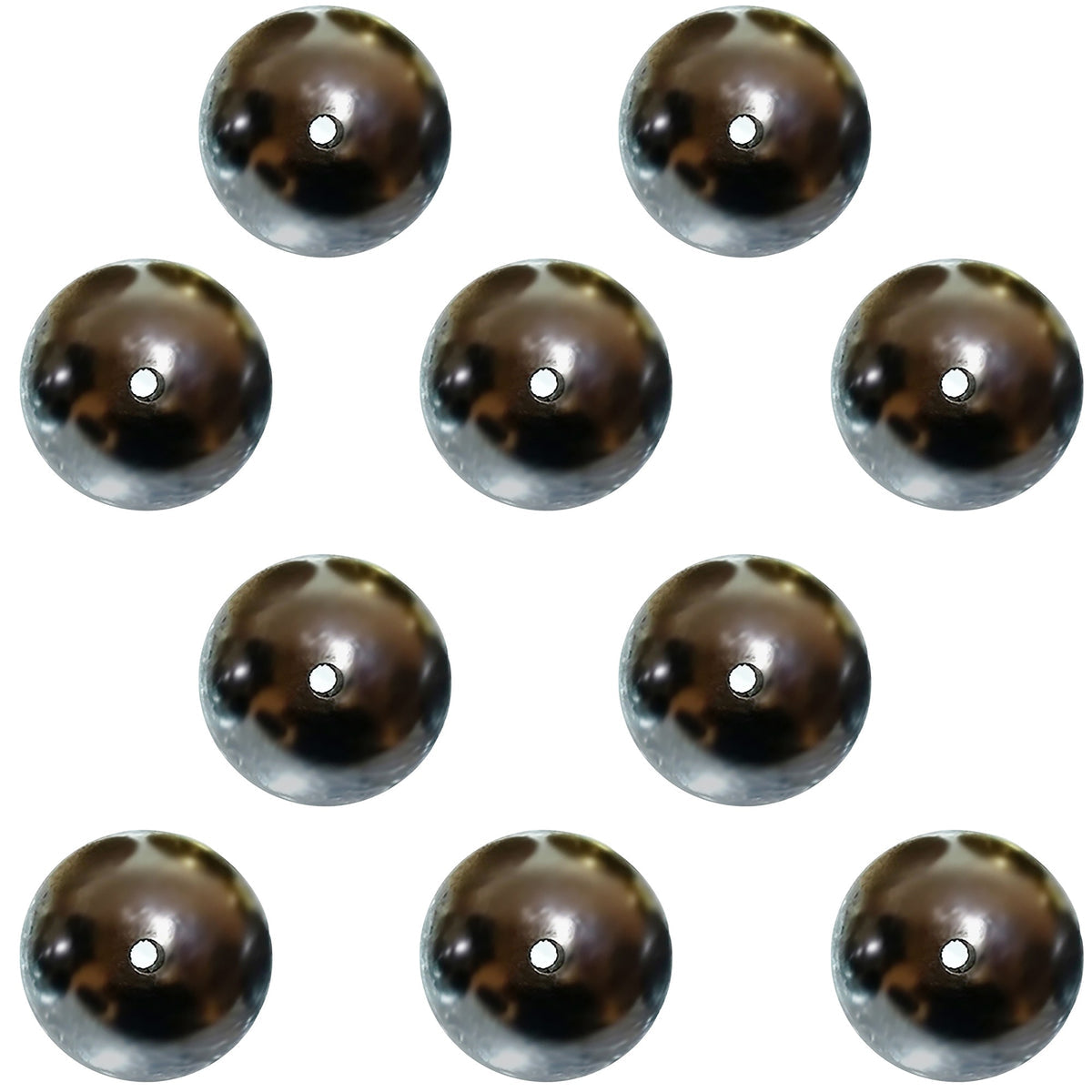 Physics Ball, Steel, 1" Diameter, Drilled, Pack of 10