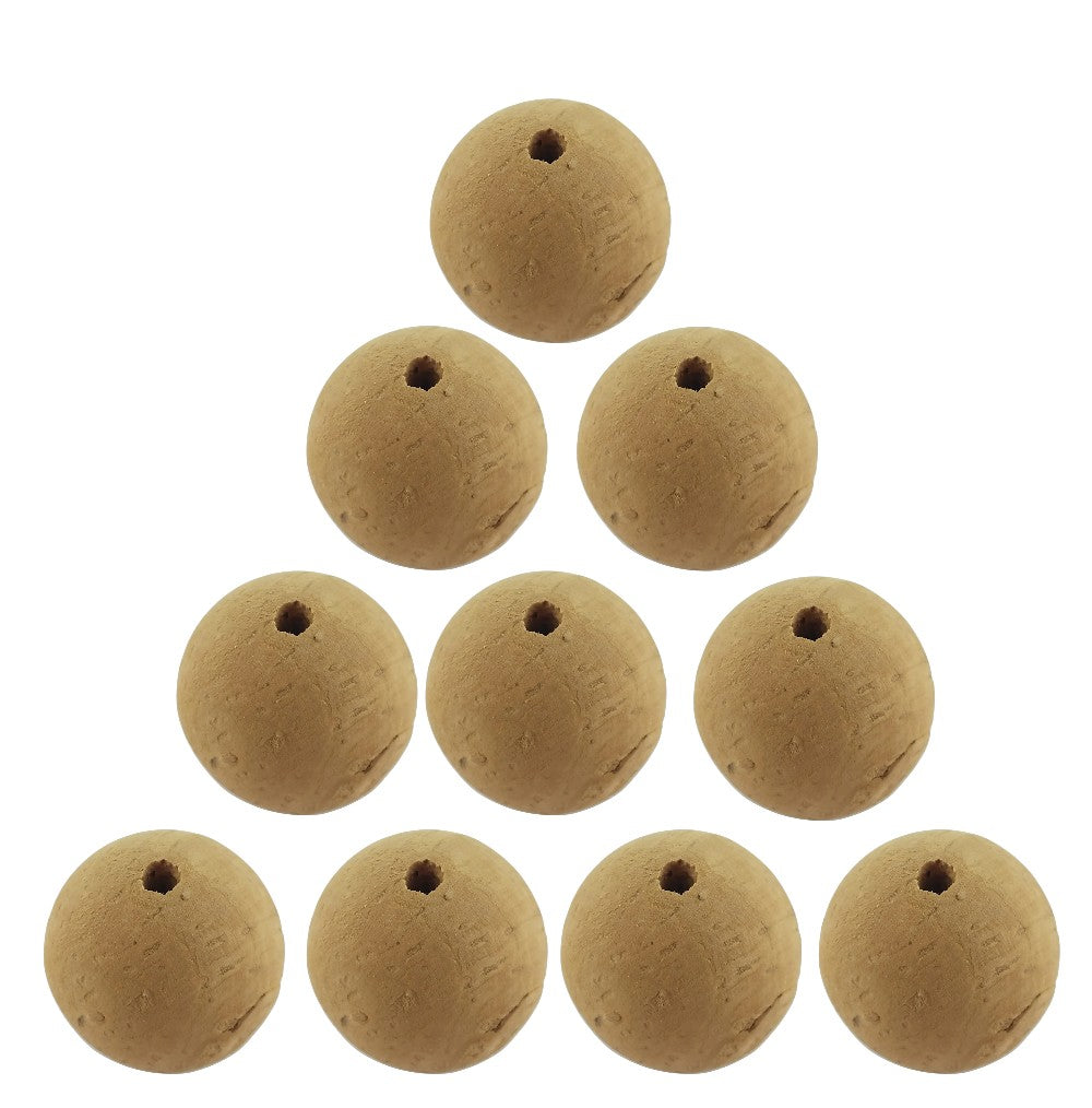 Physics Ball, Cork, 1" Diameter, Drilled, Pack of 10