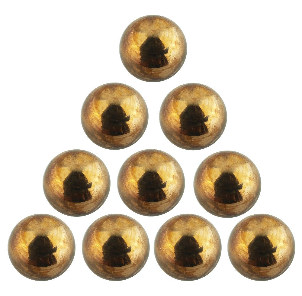 Physics Ball, Copper, 1" Diameter, Solid, Pack of 10