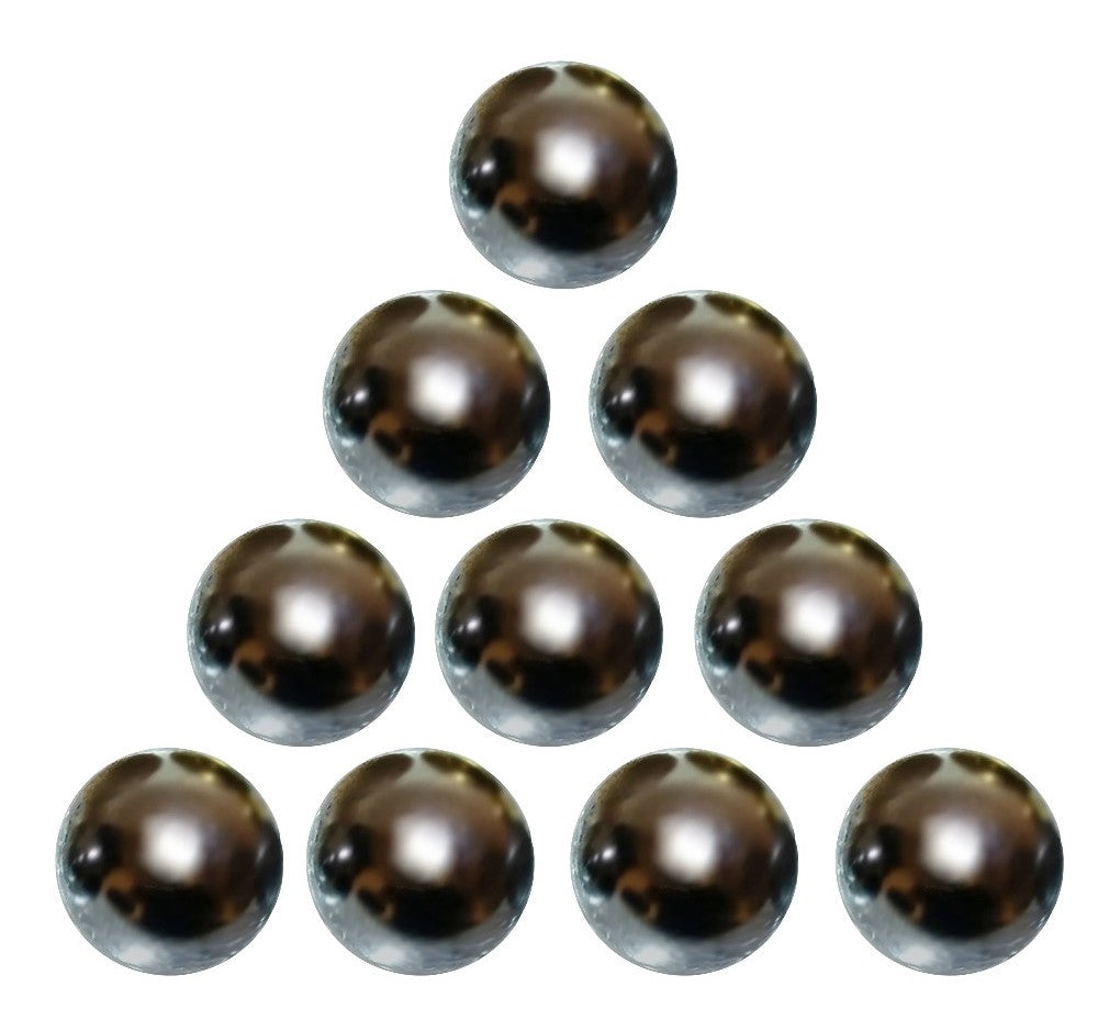 Physics Ball, Steel, 1" Diameter, Solid, Pack of 10