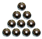 Physics Ball, Steel, 1" Diameter, Solid, Pack of 10