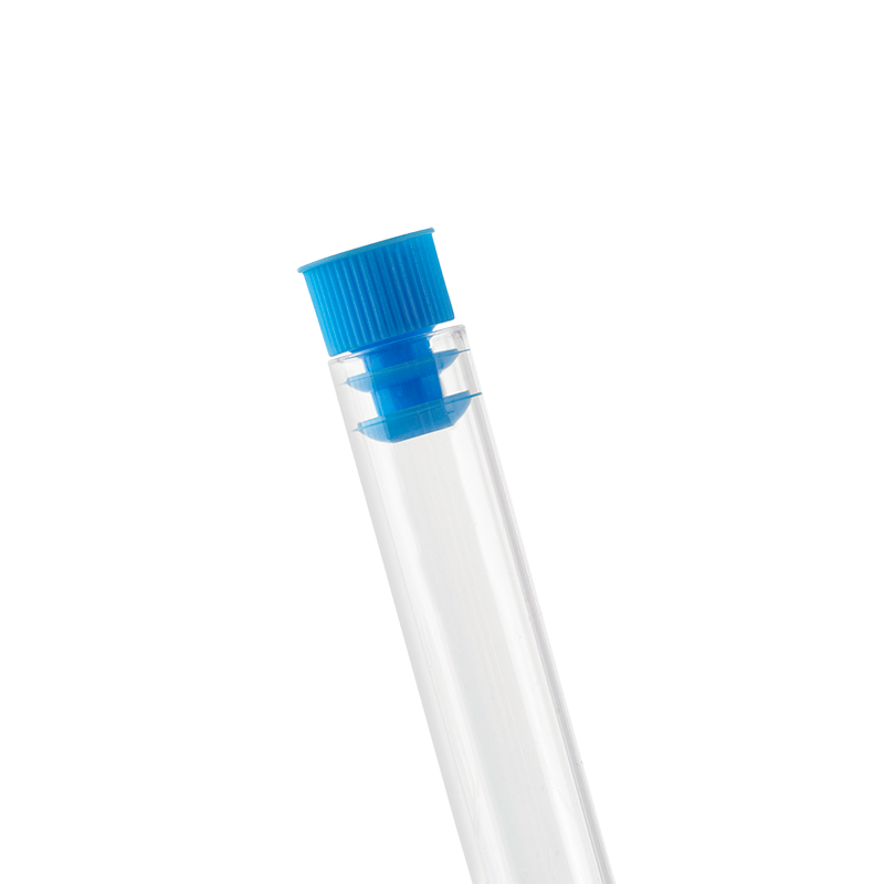 Flange Plug Cap, Blue, for 13 mm Test Tube - 1000 pcs per Bag/10 Bags per Case