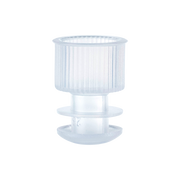 Flange Plug Cap, Transparent, for 16 mm Test Tube - 1000 pcs per Bag/10 Bags per Case