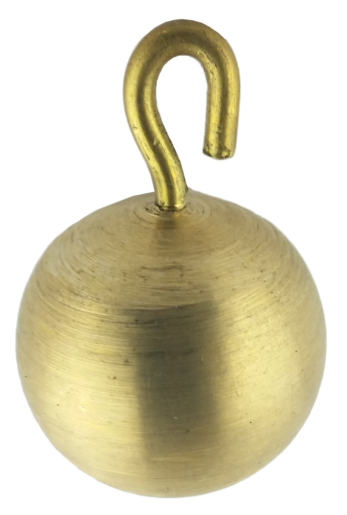 Physics Ball, Brass, 1" Diameter, Hooked, Pack of 10
