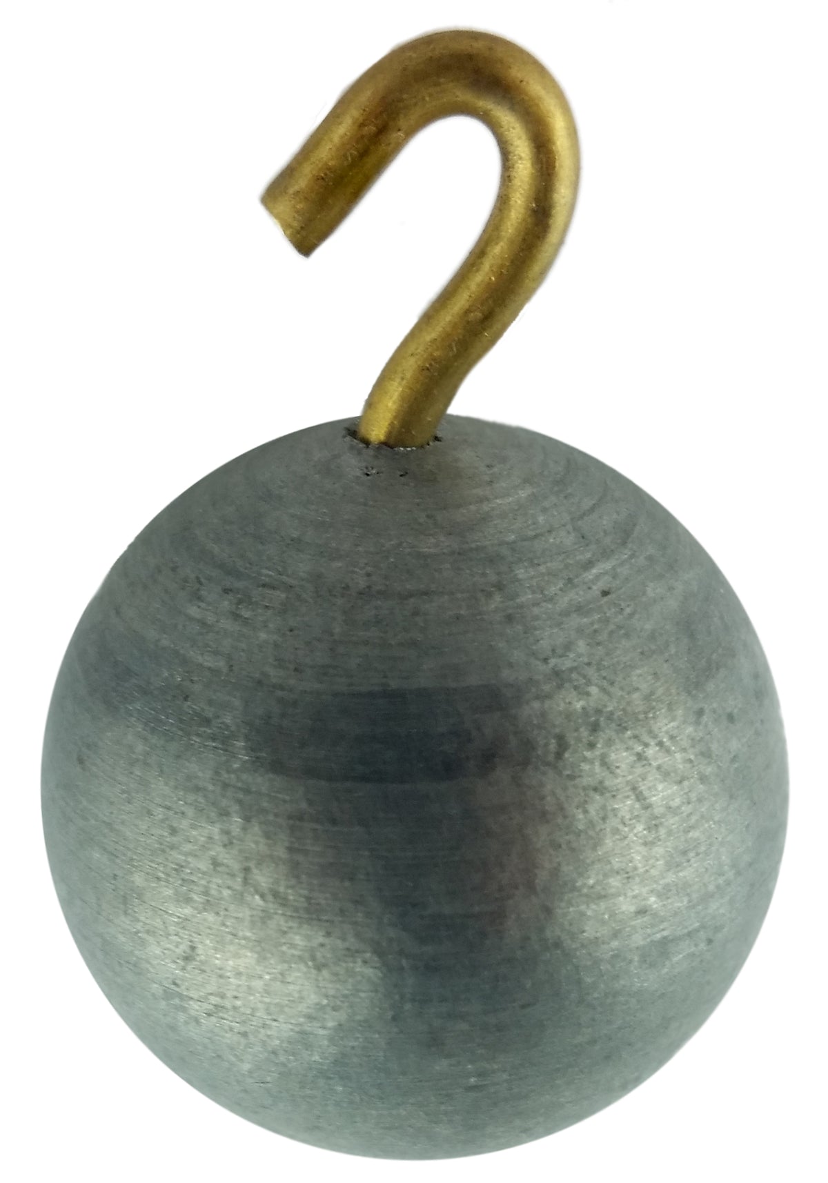 Physics Ball, Zinc, 1" Diameter, Hooked, Pack of 10