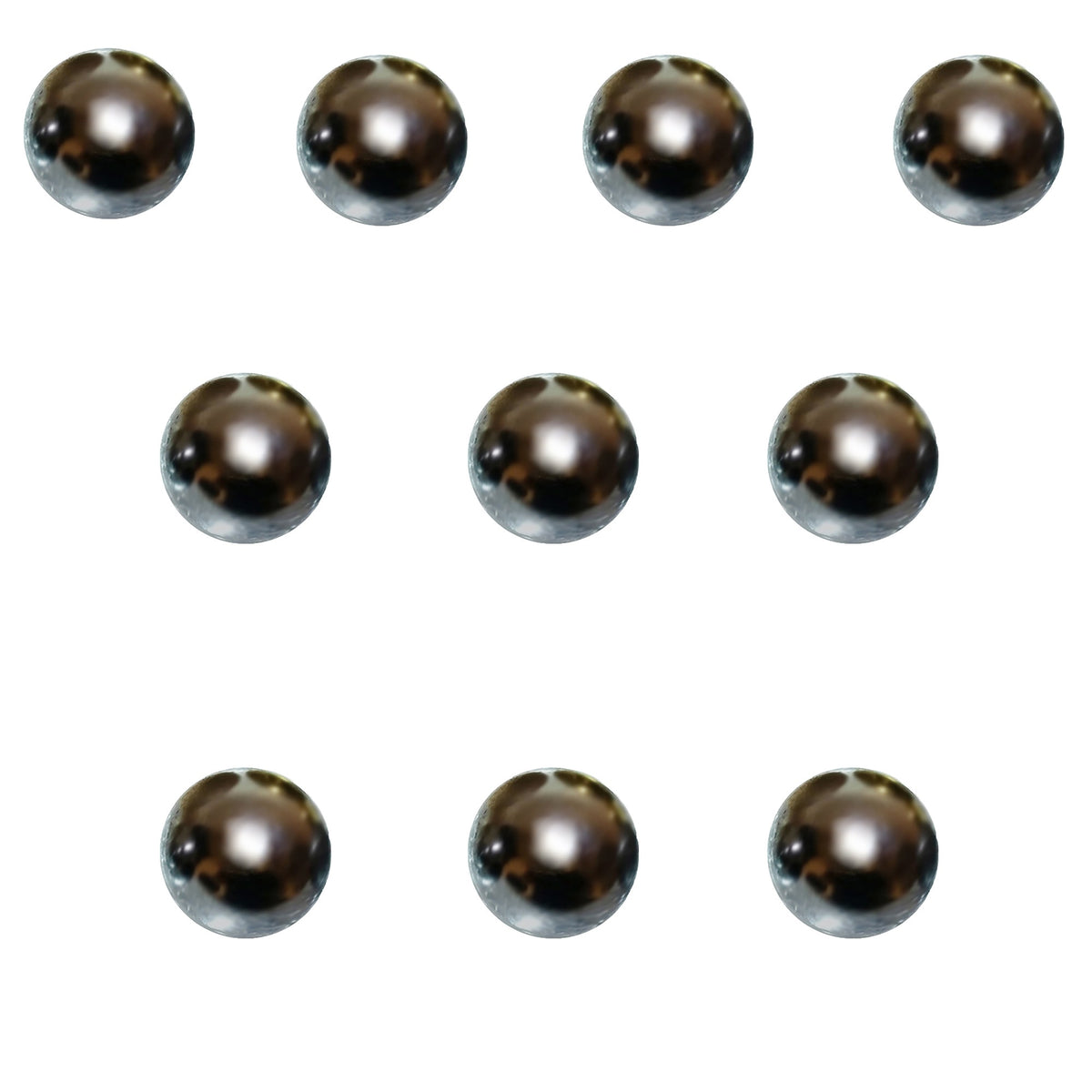 Physics Balls, Steel, 13mm Diameter, Solid, Pack of 10