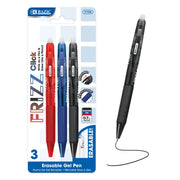 FRIZZ ERASABLE GEL RETRACT PEN 3/ST