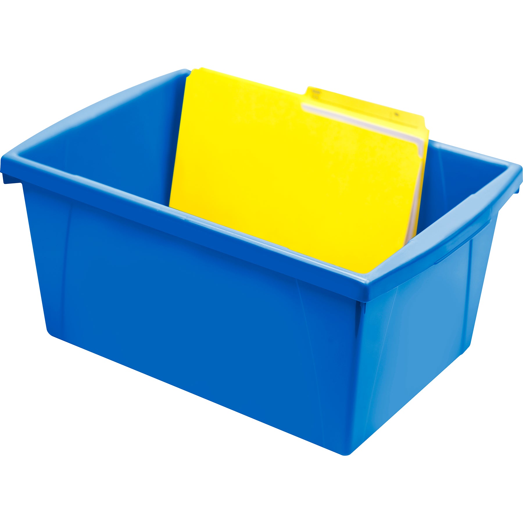 Medium Classroom Storage Bin, Blue