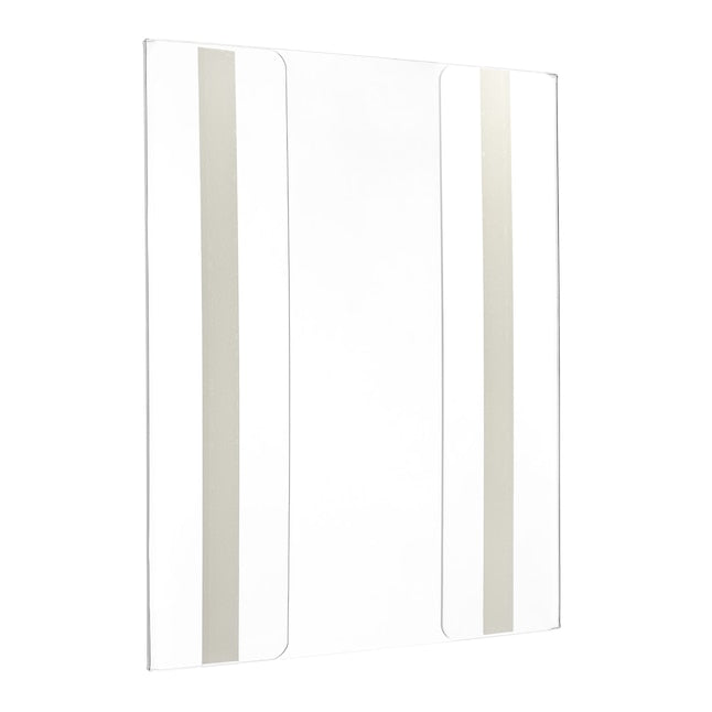 8.5" x 11" Wall Mount Acrylic Sign Holders, 6 Pack