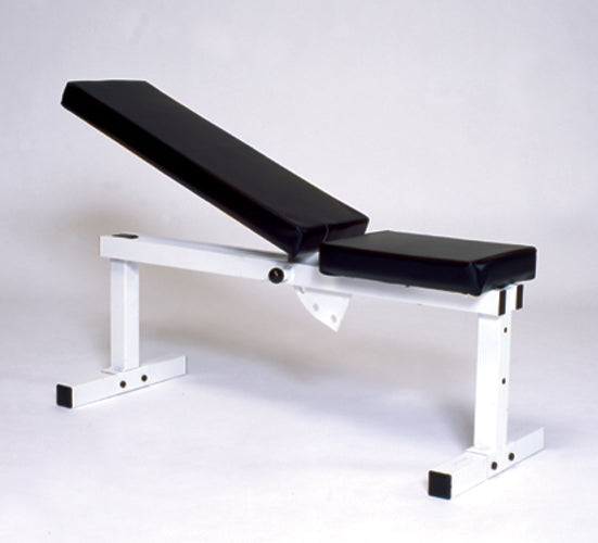 Pro Series 205 FI White Flat Adjustable Incline Bench