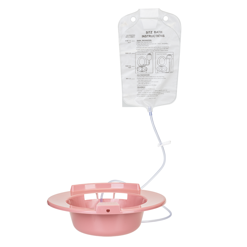 Sitz Bath w/ Attachment & Instructions, 2 qt., Mauve - 10 pcs per Case