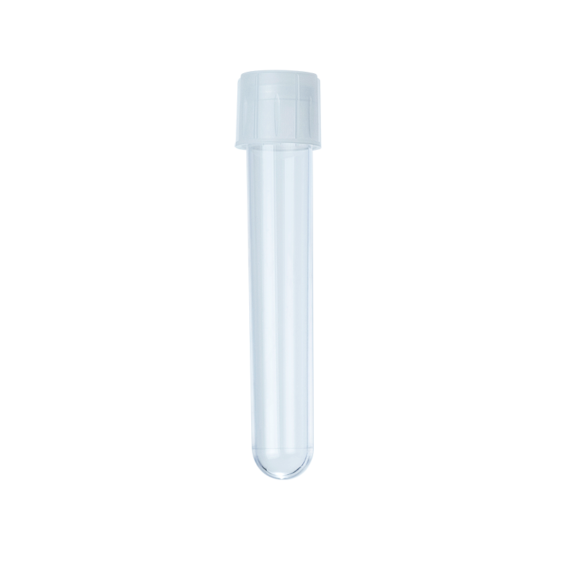 Culture Tube w/Dual Position Cap, PS, Without Graduated Markings, peel pack, 17 x 100 mm - 500 pcs per Case, individually wrapped