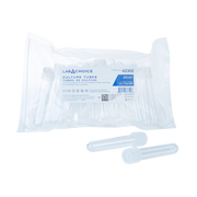 Culture Tube w/Dual Position Cap, PS, Without Graduated Markings, 17 x 100 mm - 25 pcs per Bag/4 Bags per Case