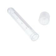 Culture Tube w/Dual Position Cap, PS, With Graduated Markings, peel pack, 12 x 75 mm - 500 pcs per Case, individually wrapped