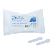 Culture Tube w/Dual Position Cap, PS, With Graduated Markings, 12 x 75 mm - 25 pcs per Bag/4 Bags per Case