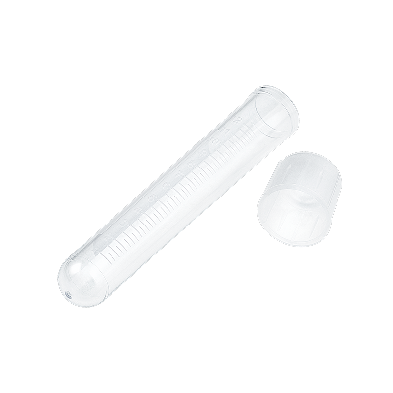 Culture Tube w/Dual Position Cap, PS, With Graduated Markings, peel pack, 17 x 100 mm - 500 pcs per Case, individually wrapped