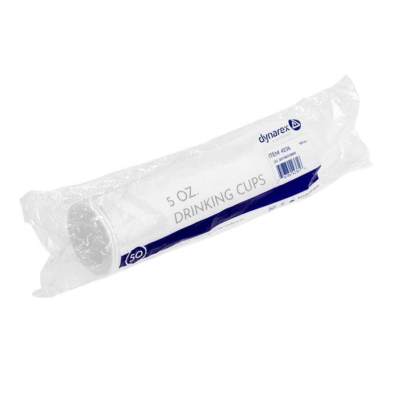 Drinking Cups, 5 oz., White - 50 pcs per Box/20 boxes per Case