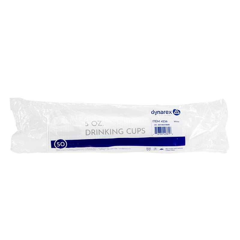 Drinking Cups, 5 oz., White - 50 pcs per Box/20 boxes per Case