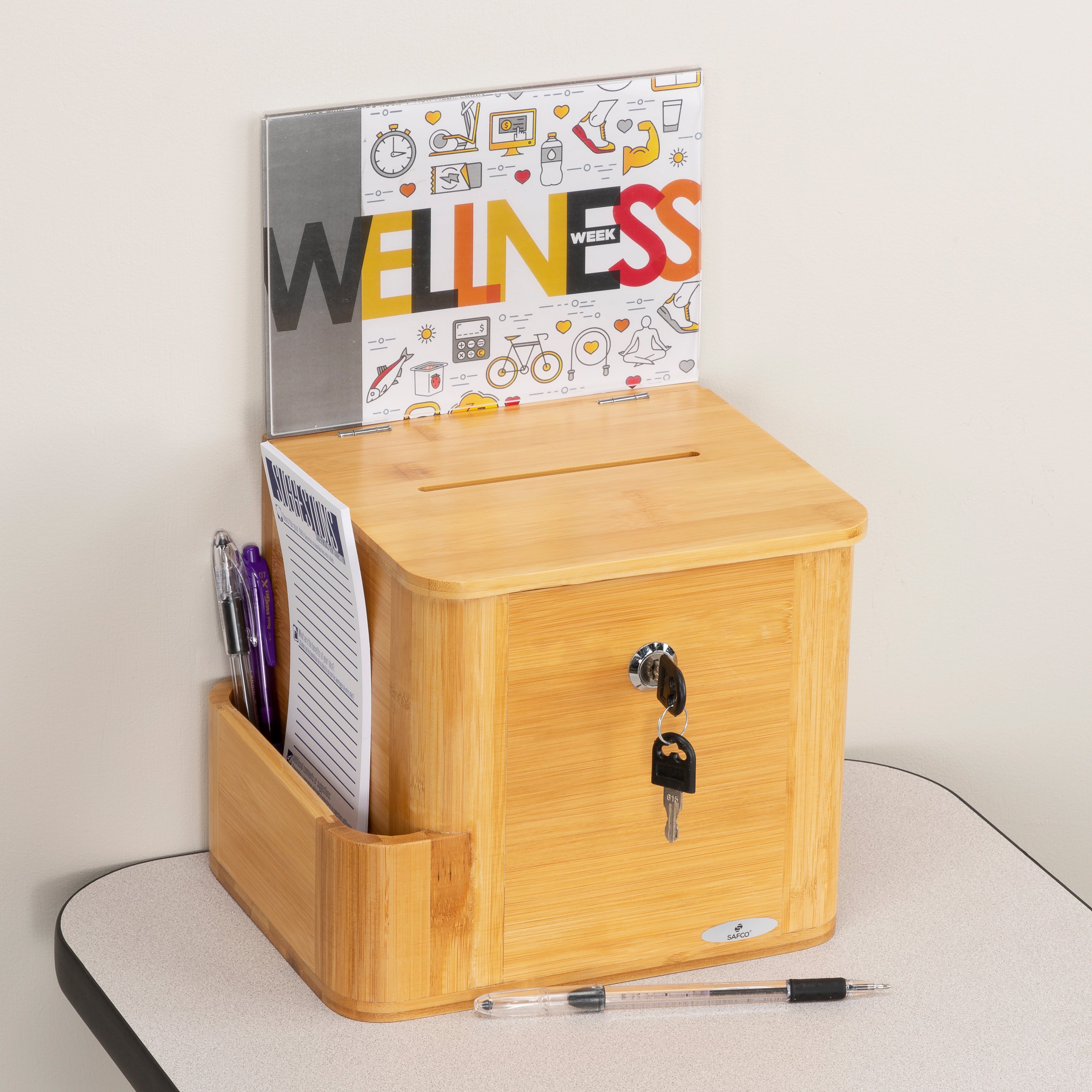 Suggestion Box Bamboo Nat