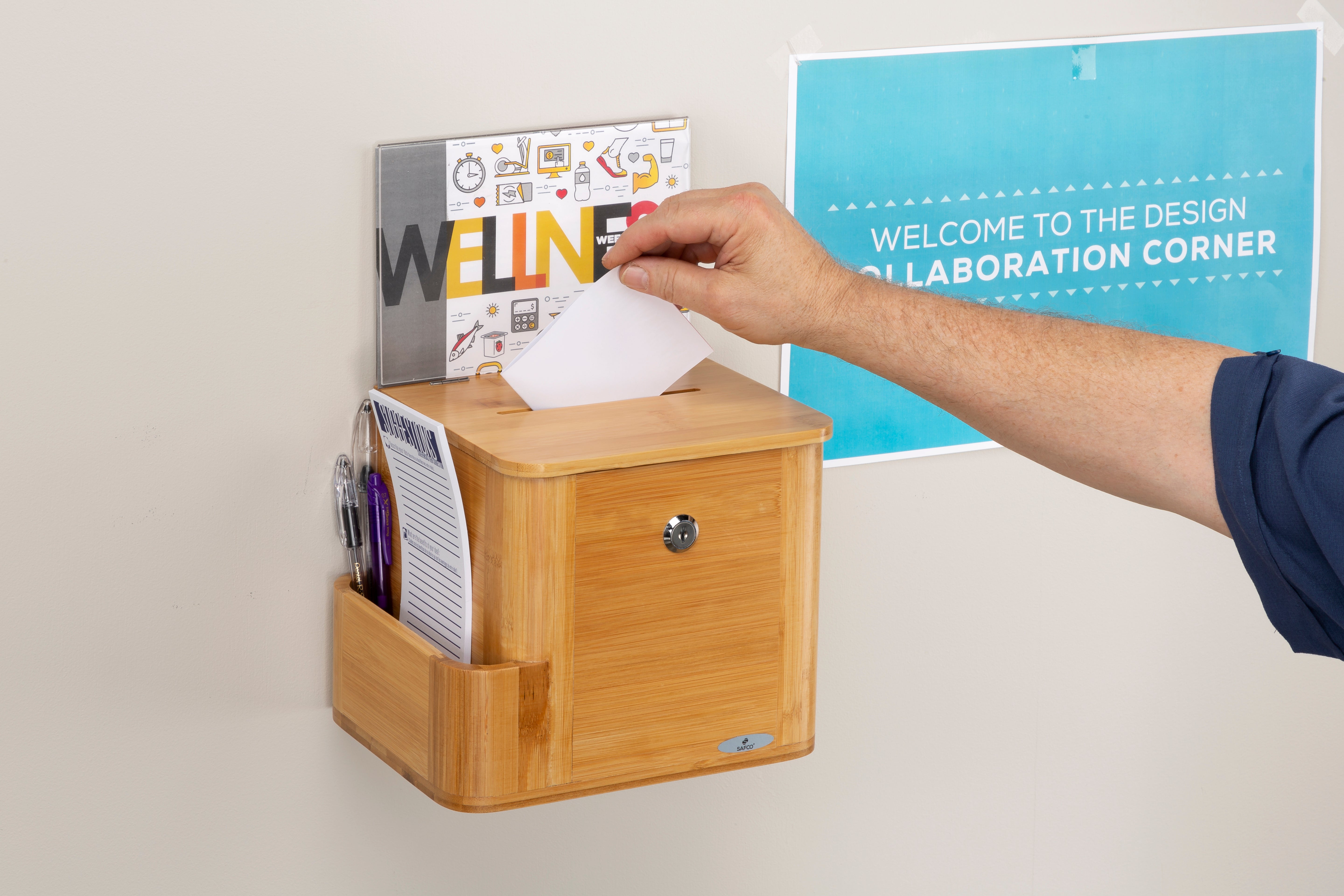 Suggestion Box Bamboo Nat