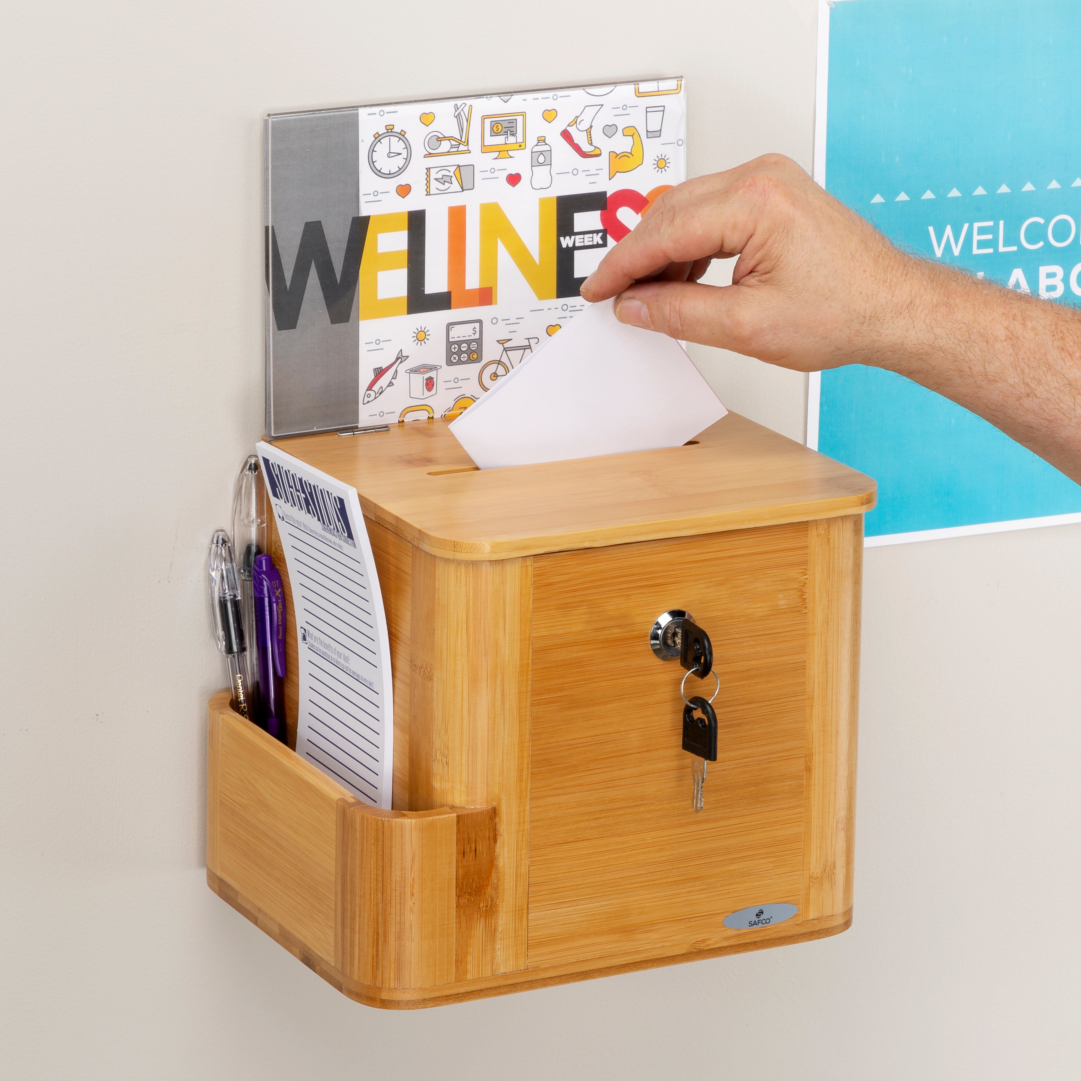 Suggestion Box Bamboo Nat
