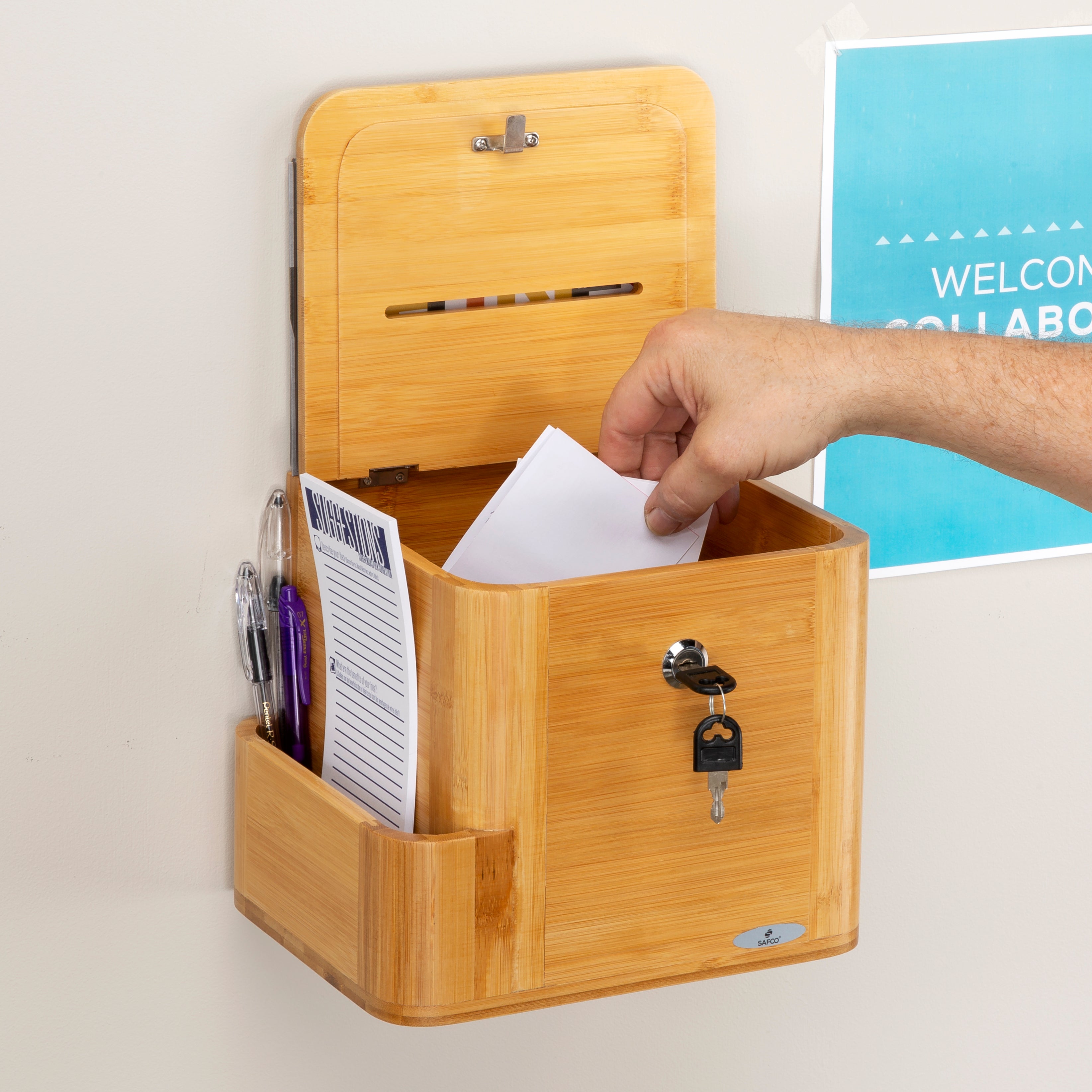 Suggestion Box Bamboo Nat
