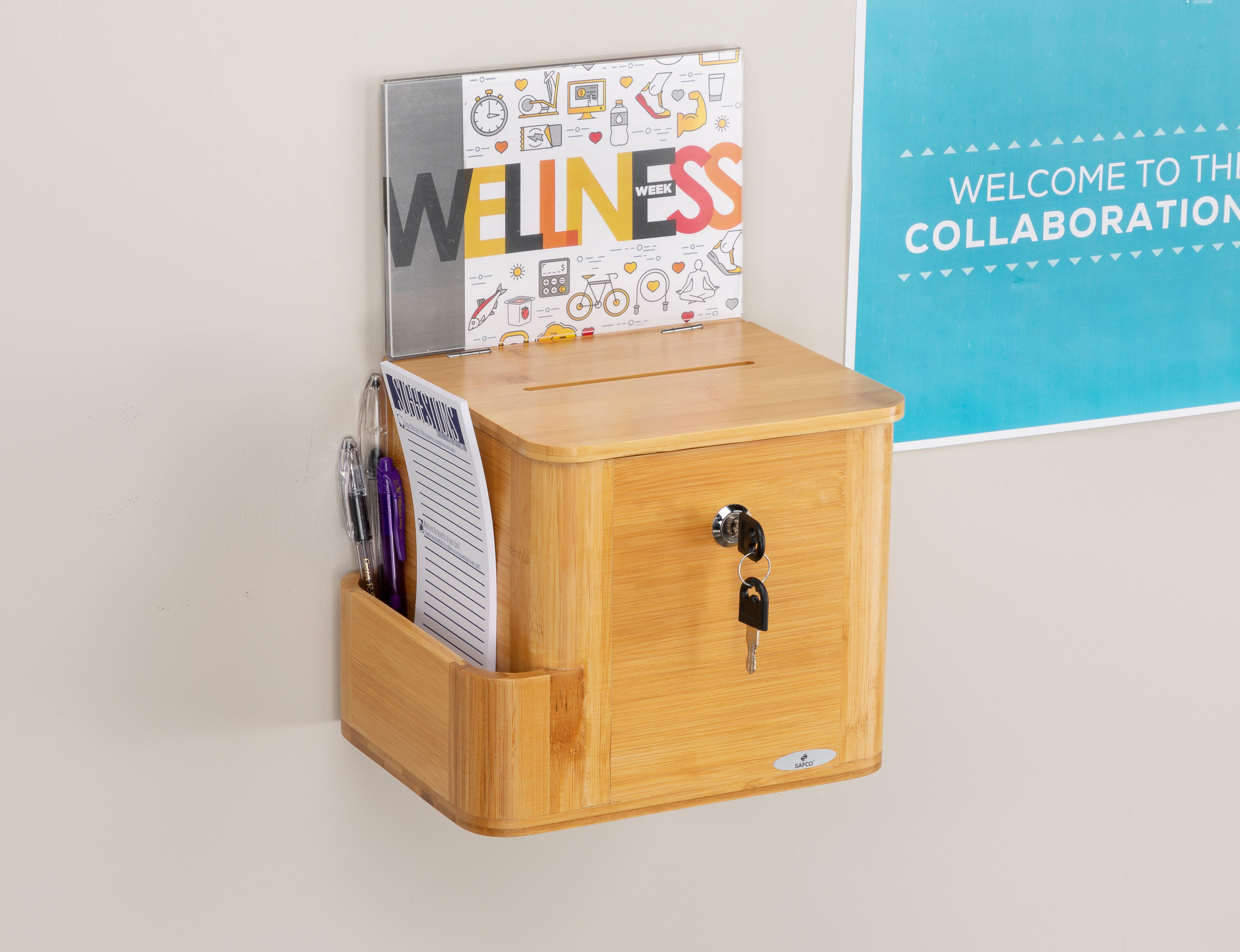 Suggestion Box Bamboo Nat