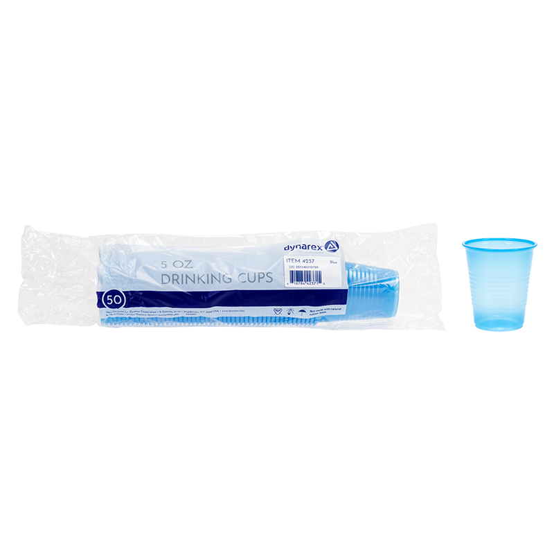Drinking Cups, 5 oz., Blue - 50 pcs per Box/20 boxes per Case