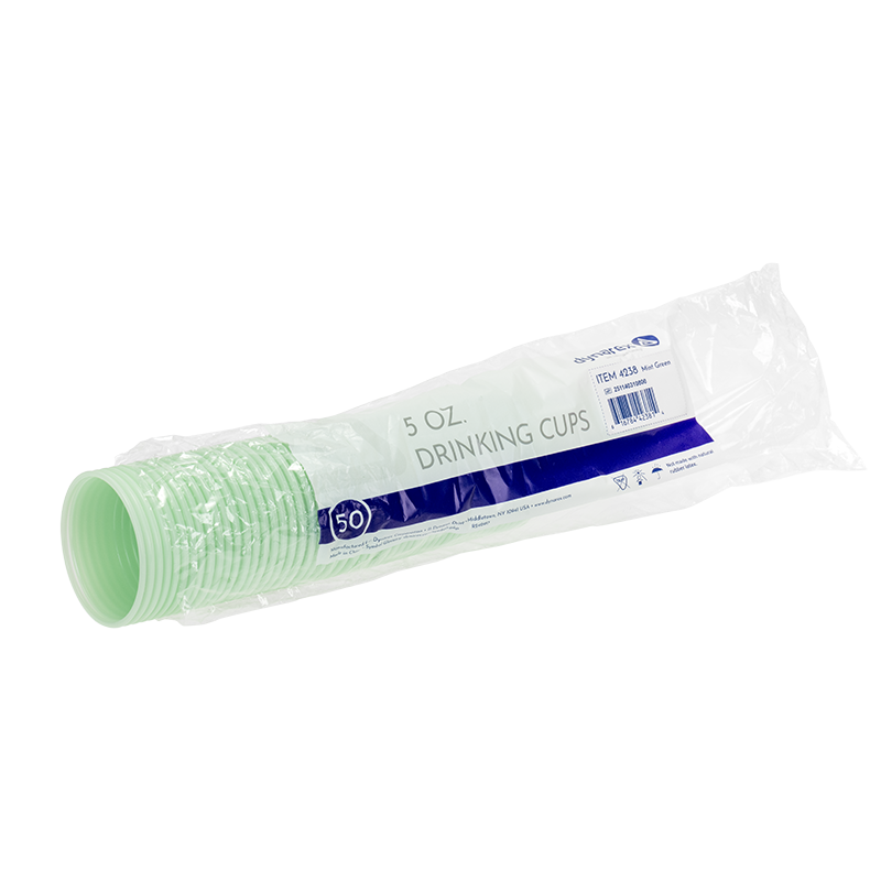 Drinking Cups, 5 oz., Mint Green - 50 pcs per Box/20 boxes per Case
