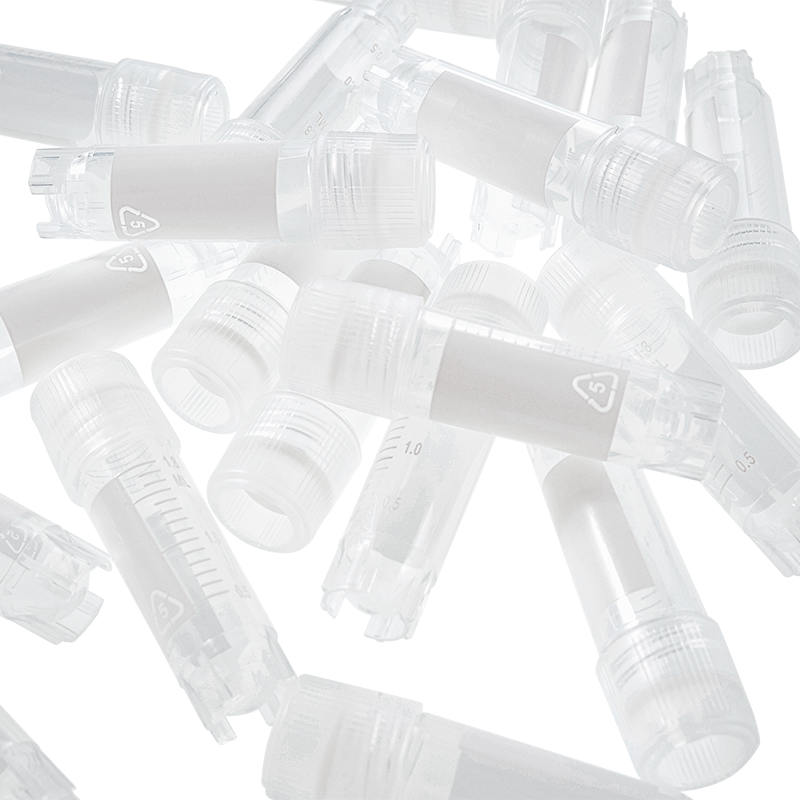 Cryogenic Tubes with graduated markings, 2 ml - 50 per pack, 10 packs per box, 4 boxes per case