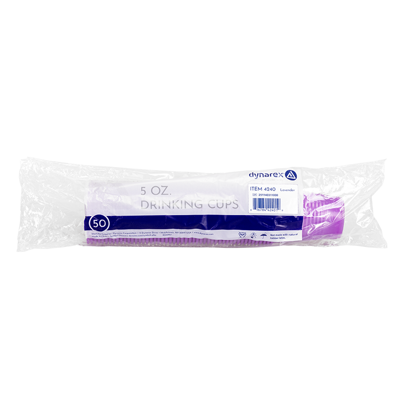Drinking Cups, 5 oz., Lavender - 50 pcs per Box/20 boxes per Case