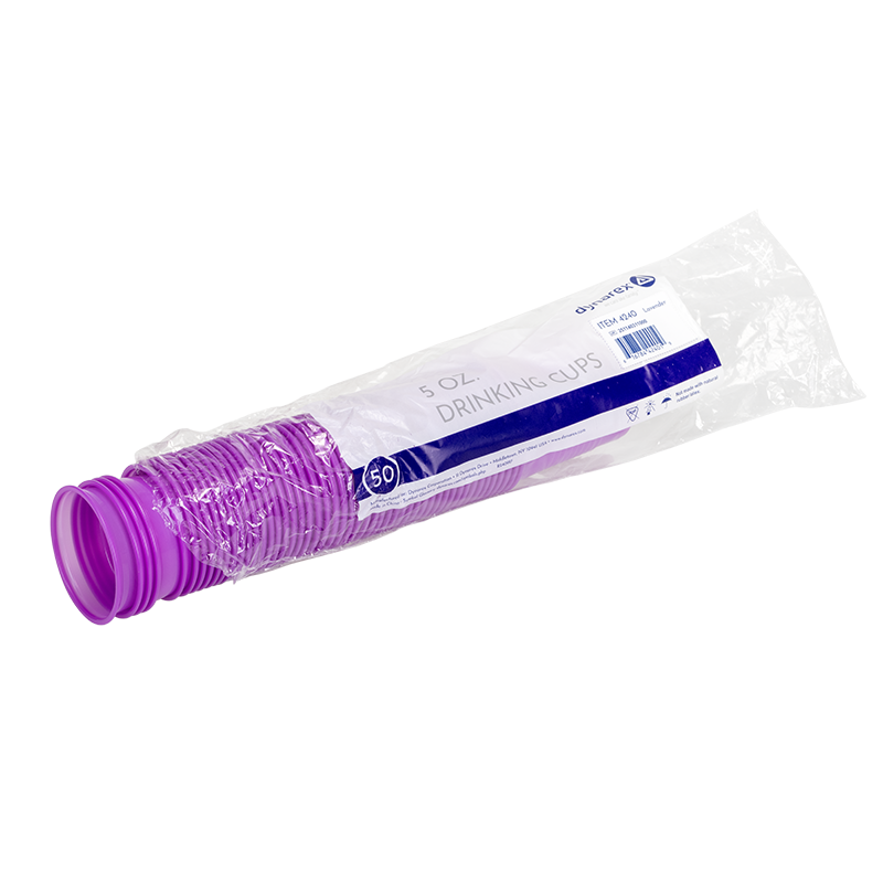 Drinking Cups, 5 oz., Lavender - 50 pcs per Box/20 boxes per Case