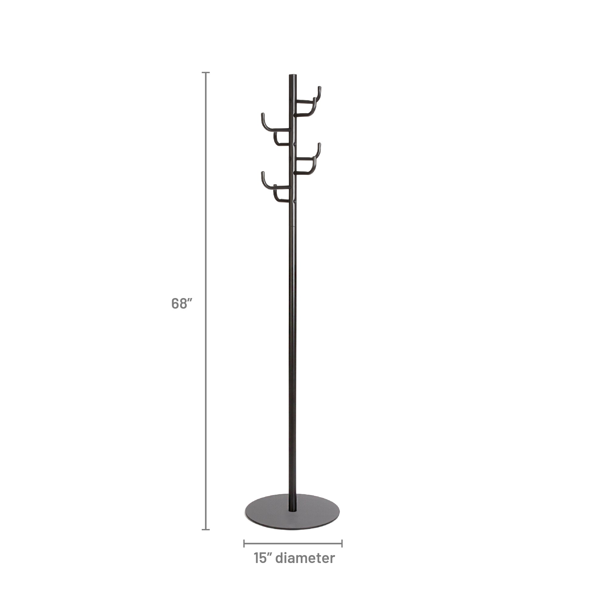 Hook Head Coat Rack