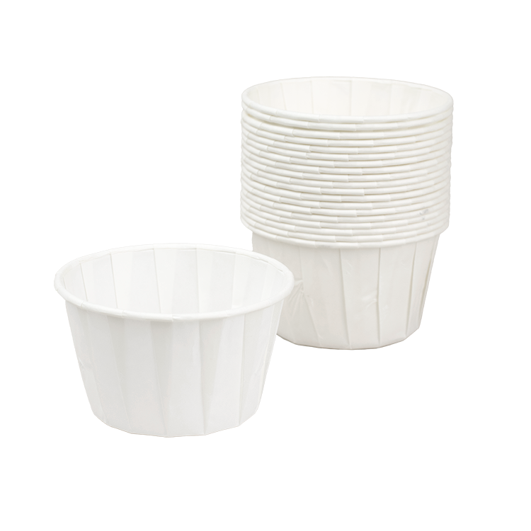 Paper Souffle Cups, 3.5 oz. - 100 pcs per Box/50 Boxes per Case