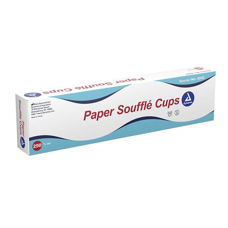 Paper Souffle Cups, .75 oz. - 250 pcs per Box/20 Boxes per Case