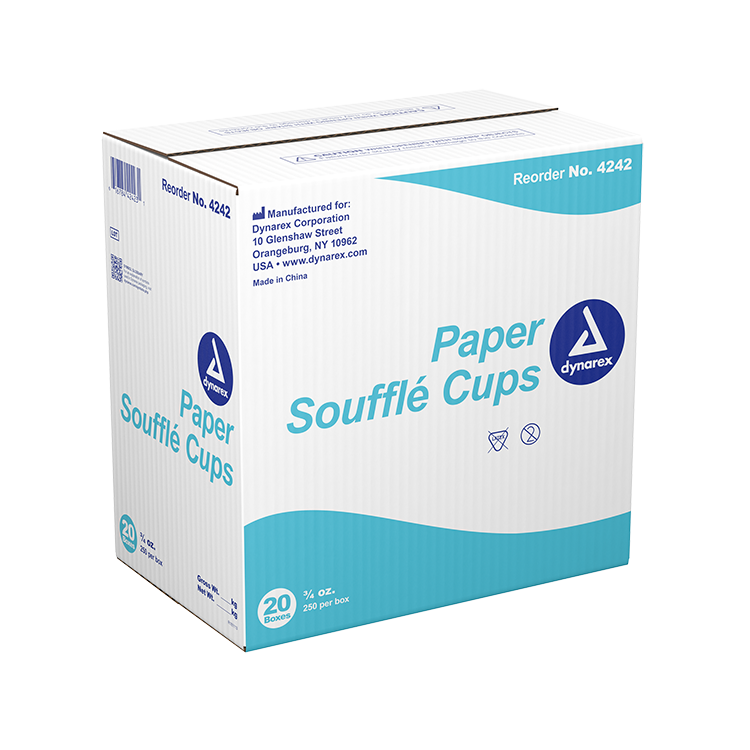 Paper Souffle Cups, .75 oz. - 250 pcs per Box/20 Boxes per Case